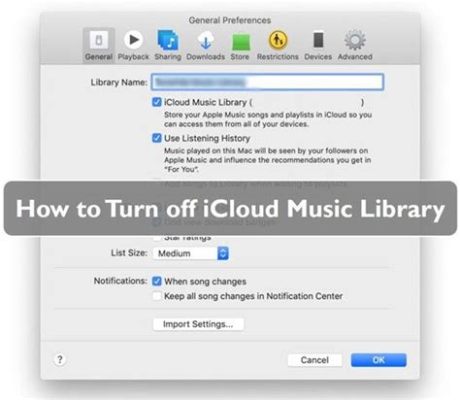 how to turn off cloud music library and consider the impact on privacy